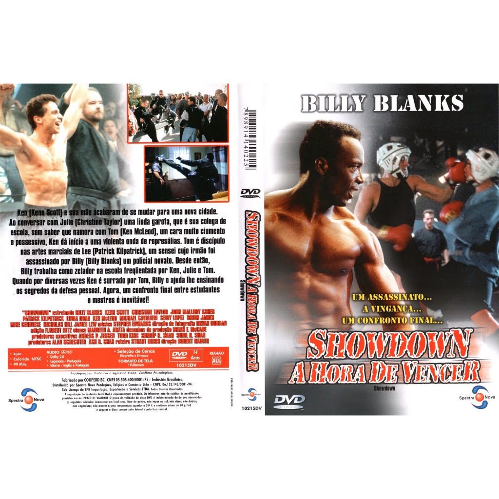 DVD Original Showdown A Hora de Vencer (Billy Blanks)
