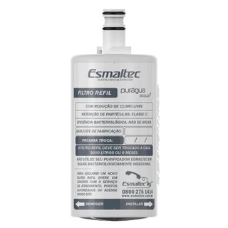 Refil Filtro Purificador Esmaltec ACQUA7 Original