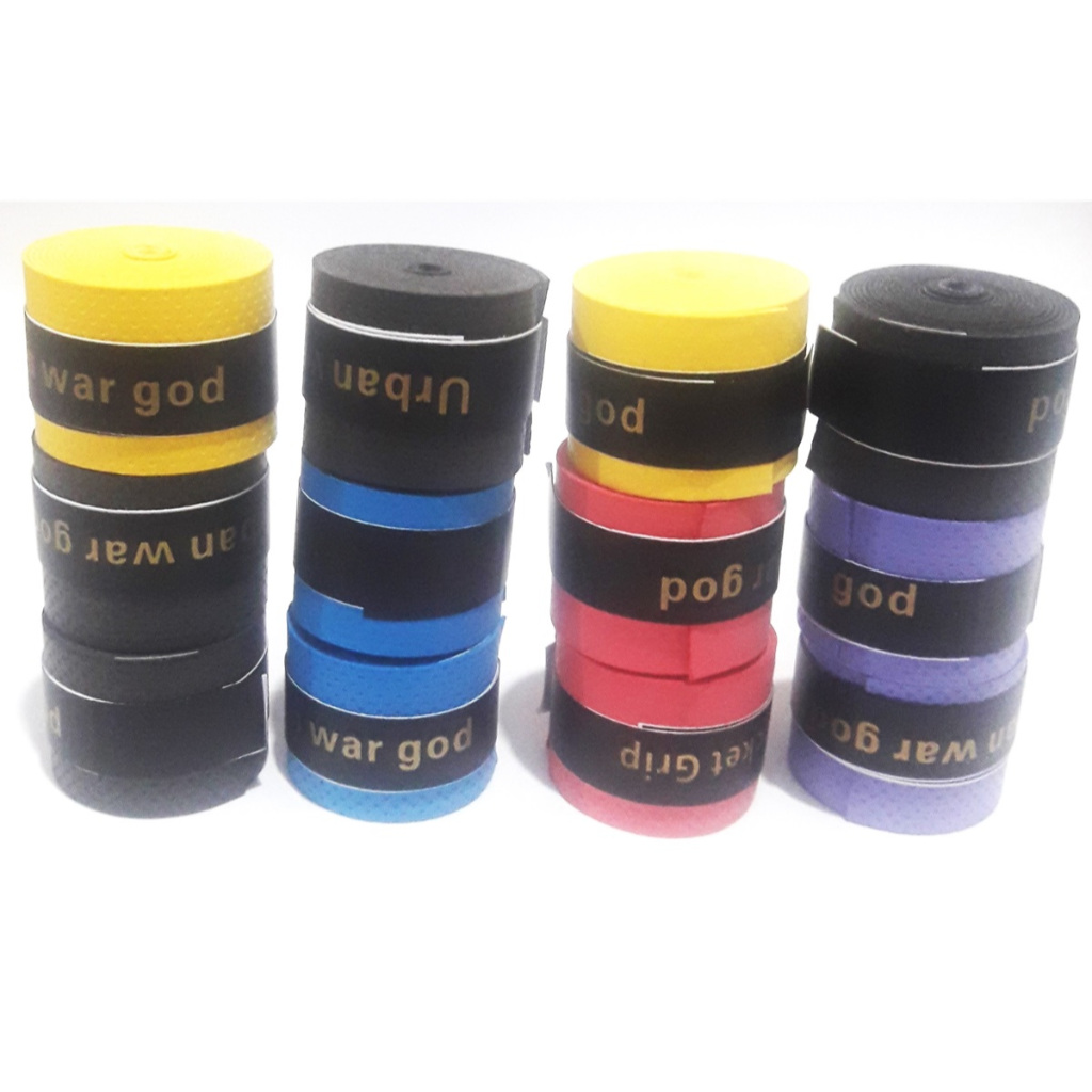 Overgrip Kit Com 12 Uni Para Raquetes De Tênis, Badminton Beach Tennis Cores Sortidas