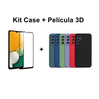 Capa Samsung A54 5G Capinha Silicone Aveludada Case E Película 3D Para Samsung A54 5G
