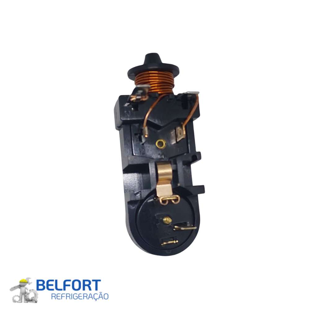 Relé + Protetor Térmico  PW FF8,5  1/4  110V Embraco Longo