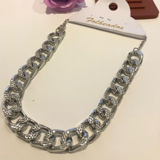 Colar Estilo Punk De Corrente Grossa Da Moda Individual Curto Simples Clavícula Feminina Acessórios