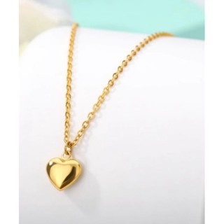Colar Feminino Moeda Antiga Pingente Coração 45cm Ah48
