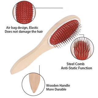 Escova Peruca De Cabelo, Escova Peruca De Madeira, Tecer Escova De Cabelo, Extensões De Cabelo Sintético Escova, Para Peças De Cabelo Toupees