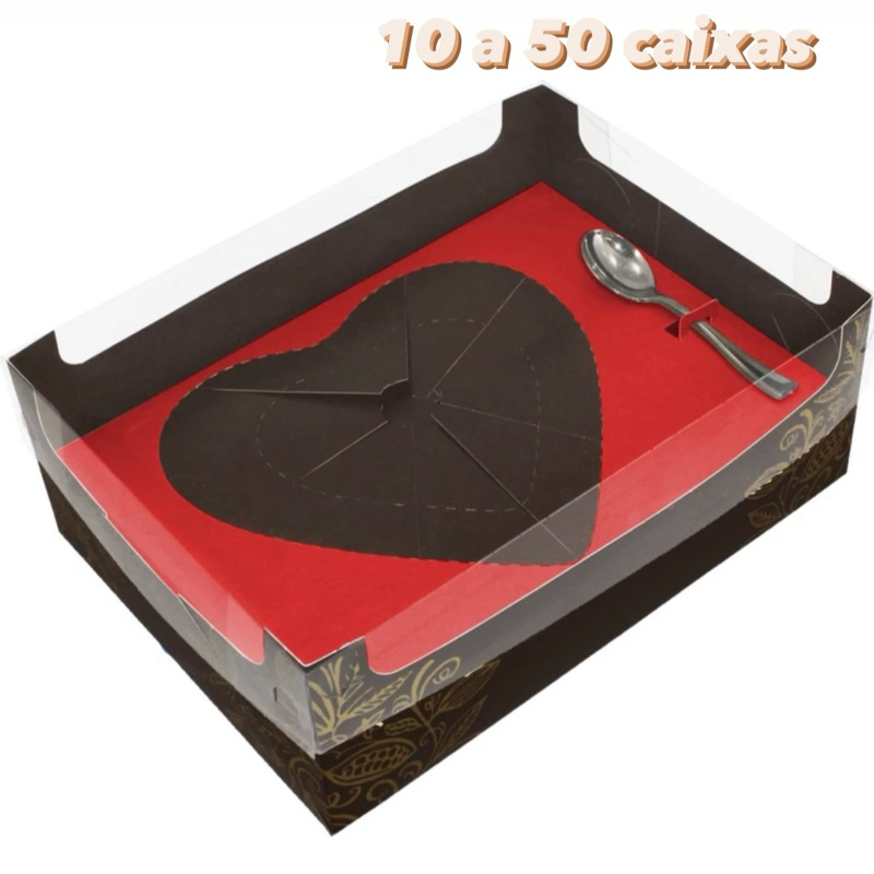 KIT Caixa Coração 250G Cor Red Love Cod - 2899 - DIA DAS MAES E NAMORADOS