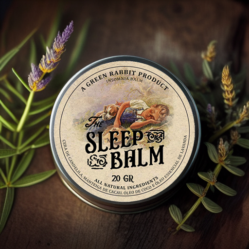 Sleep Balm para Insonia Aromaterapia Relaxante Natural Vegano