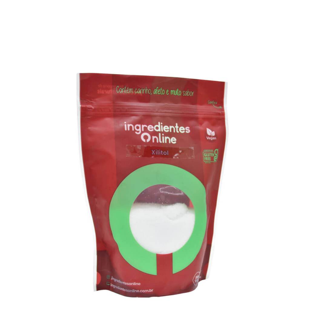 Xilitol Cristal Adoçante Natural Sem Glúten 1Kg