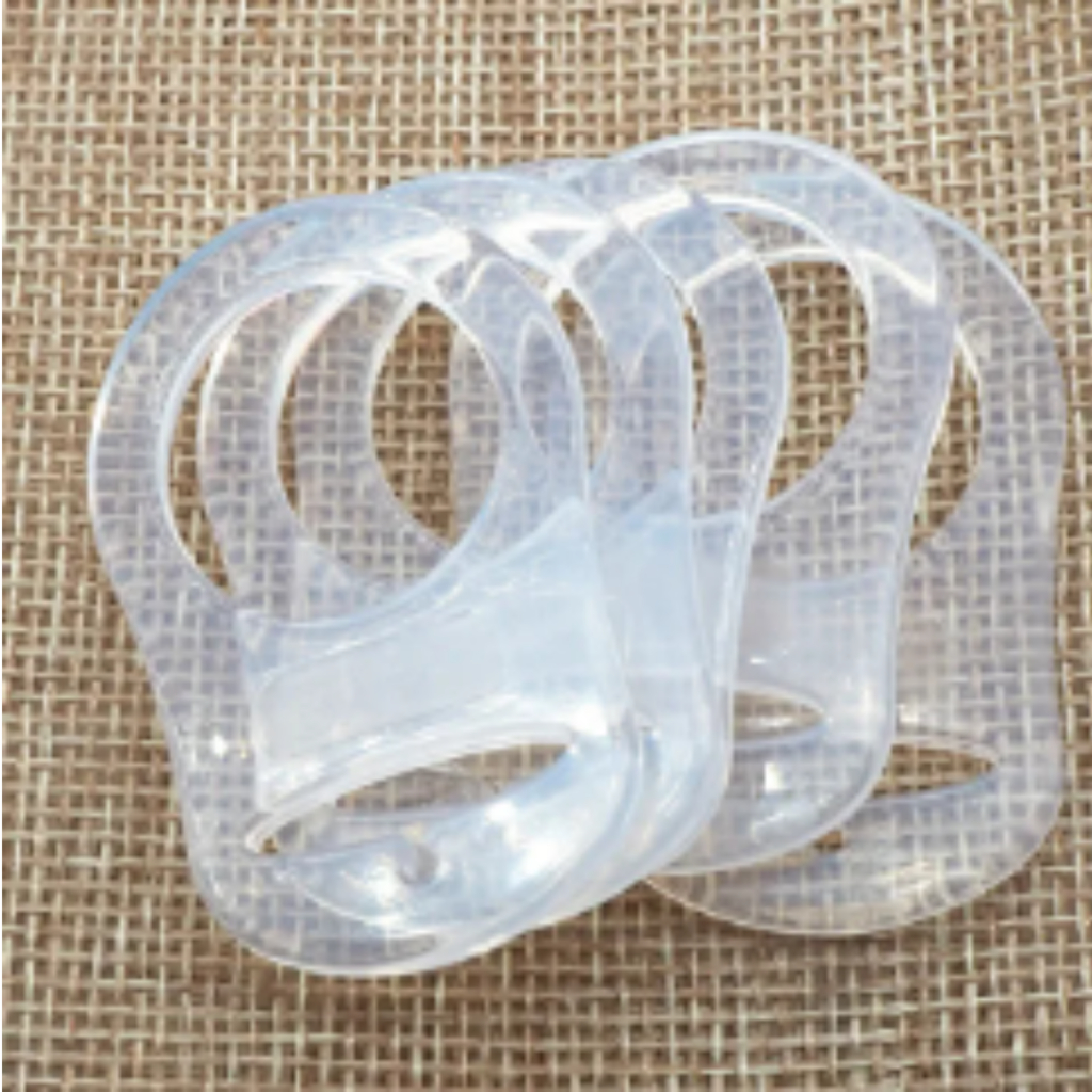 Kit 3 adaptador de chupeta sem alça MAM NUK LILLO de silicone macio para prendedor de chupeta