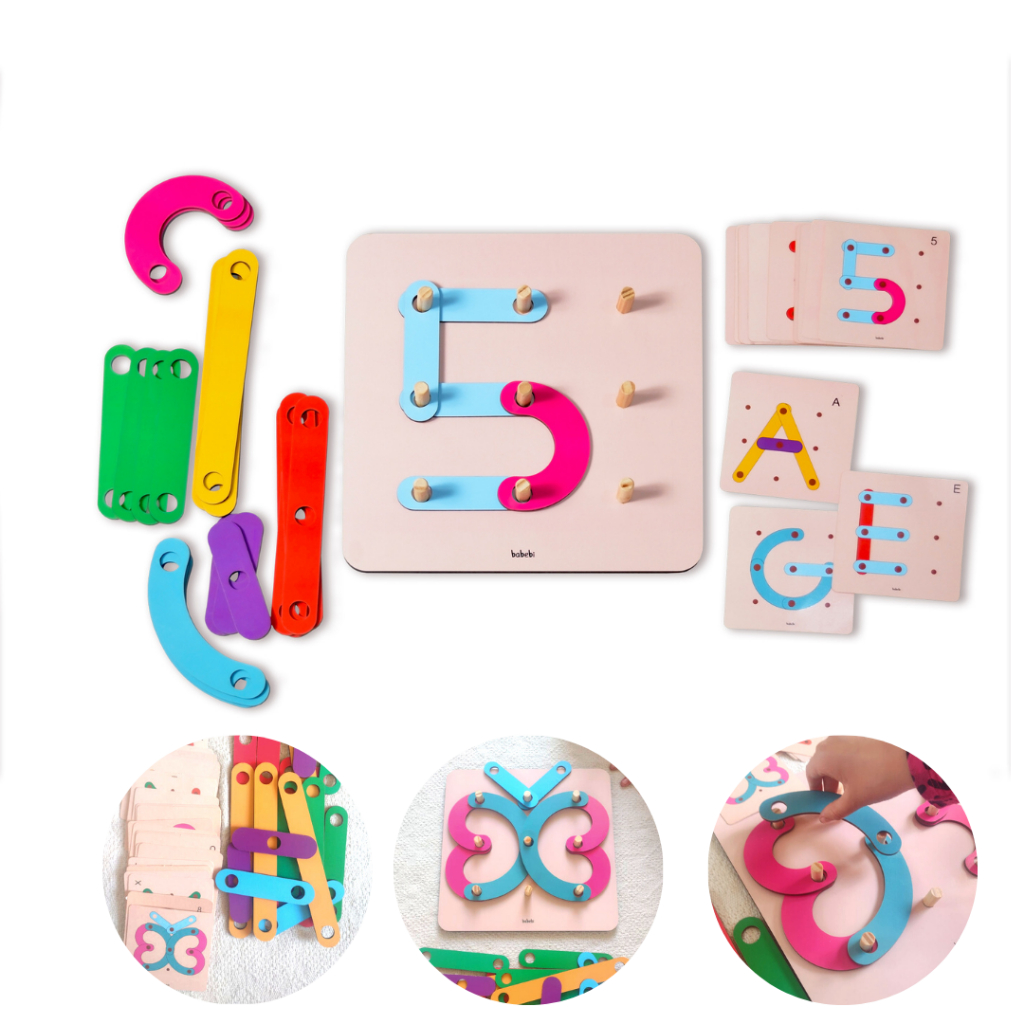 Formas Mágicas Jogo Brinquedo Educativo em Madeira - Brinquedo para 3 anos 4anos 5 anos - Brinquedo Terapeutico - Brinquedo Pedagogico