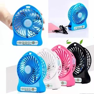 Mini Ventilador Portátil Usb Recarregável 3 Velocidades - Ideal para Viagens e Escritório