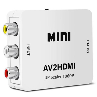 Mini Adaptador Conversor De AV Para HDMI ou HDMI para AV em Oferta na Shopee