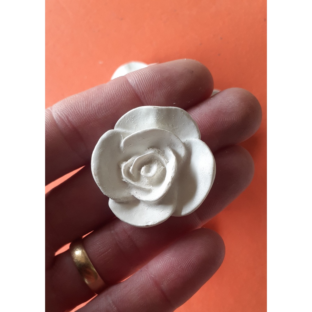 Aplique Rosinha 4 cm  Resina 10 UNIDADES Decoração Lembrancinha Puxador Pote em Oferta na Shopee