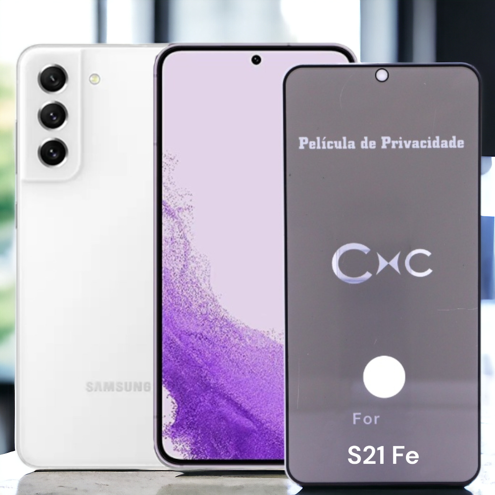 Película de Privacidade Galaxy S21 FE ComFuro na Digital