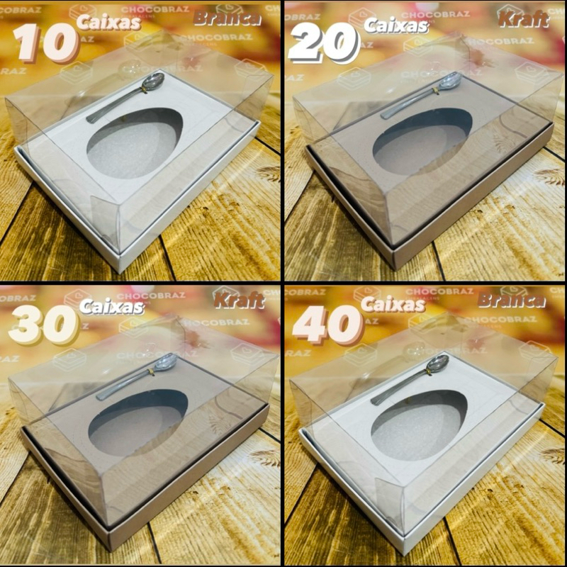 KIT CAIXAS PARA OVO DE PÁSCOA OVO 250/350/500g PÁSCOA 2026 off em Oferta na Shopee