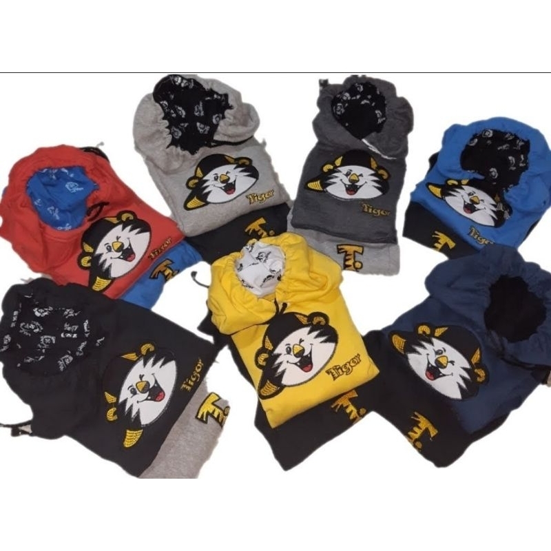conjunto de moletom bordado Tigor