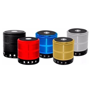 Mini Caixinha Som 887 Bluetooth Portátil Usb Mp3 P2 Sd Rádio Fm