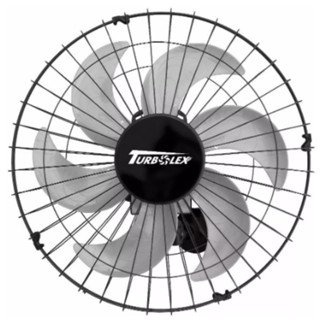 Ventilador de Parede Biturbo Preto Super Silencioso Bivolt Vitalex