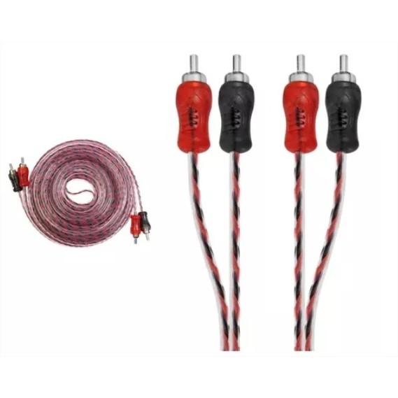 Cabo RCA 5 metros injetado Premium em Oferta na Shopee