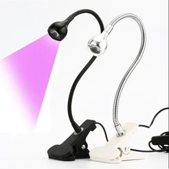 Luminária UV GARRA Ultravioleta De Mesa Com Garra Presilha Para Manicure