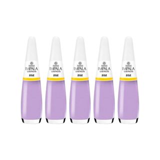 Kit Esmalte Impala Cremoso Zaz (5 unidades)