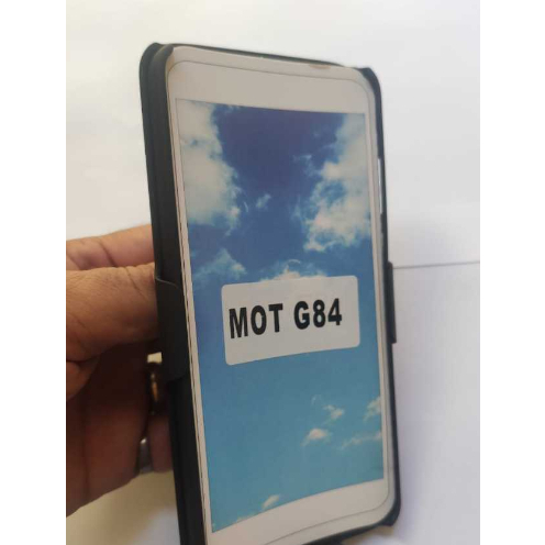 Capinha Capa Suporte Cintura Pra Motorola Moto G84 Preta