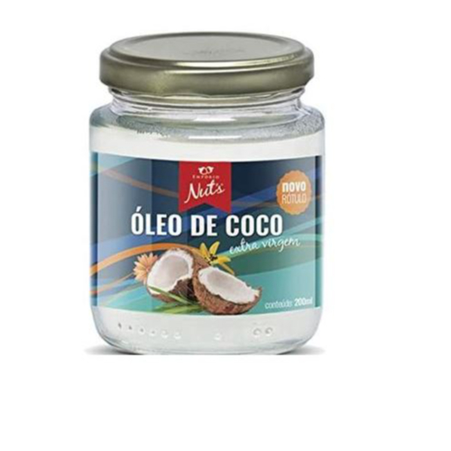 Óleo De Coco Empório Nuts 200ml Extra Virgem - Vidro