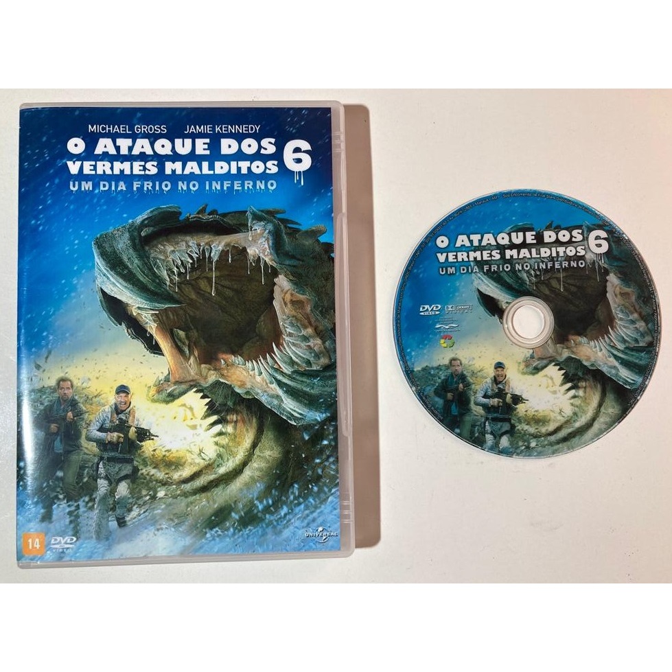 DVD - O Ataque dos Vermes Malditos 6: Um Dia Frio no Inferno - Dublado e Legendado
