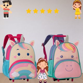 Mochilas infantis de rodinha Mochila Carrinho