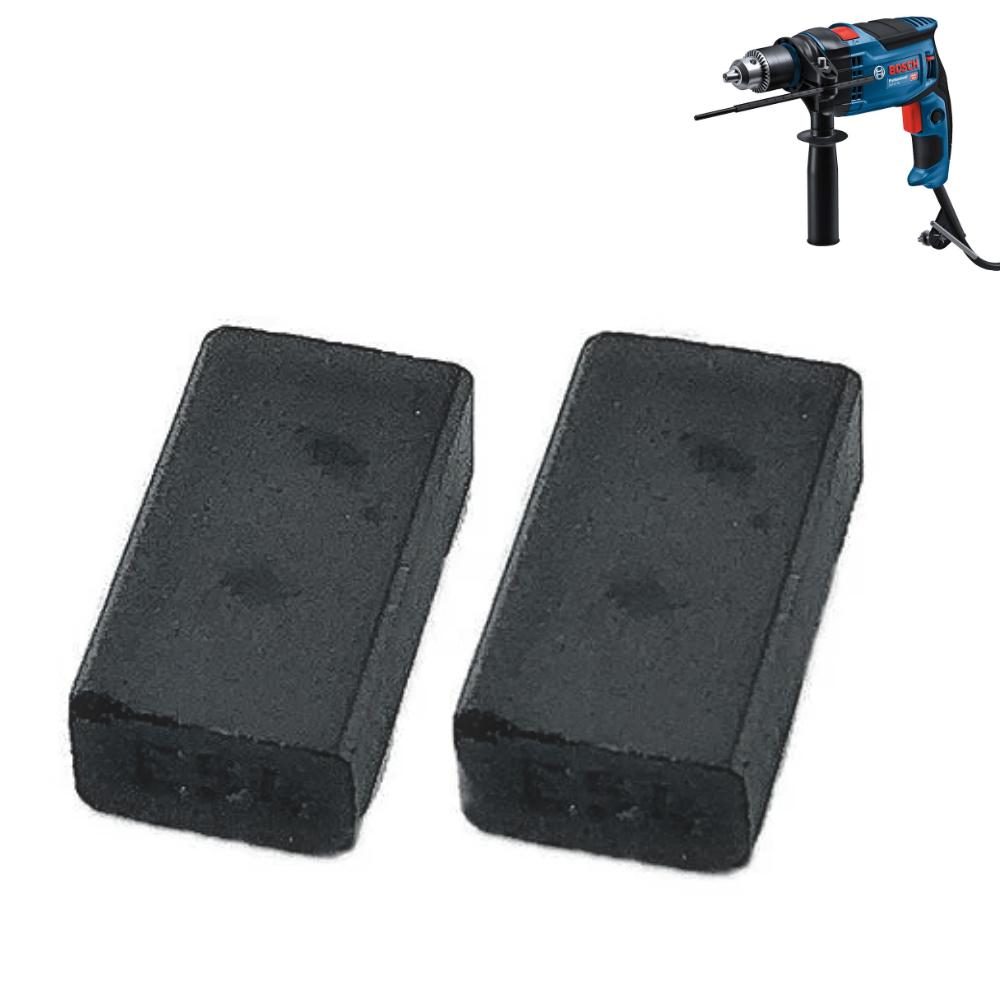 Jogo Par Escova De Carvão Para Furadeira Bosch 1115 - 1286 - 1579 TC - 05 - Home & Living