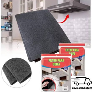 kit 2 filtro Para Coifa, Exaustor Segura Gordura e Fumaça 60x80 Promoção