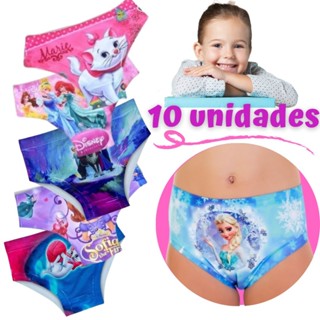 Kit 10 calcinha infantil calsinha menina