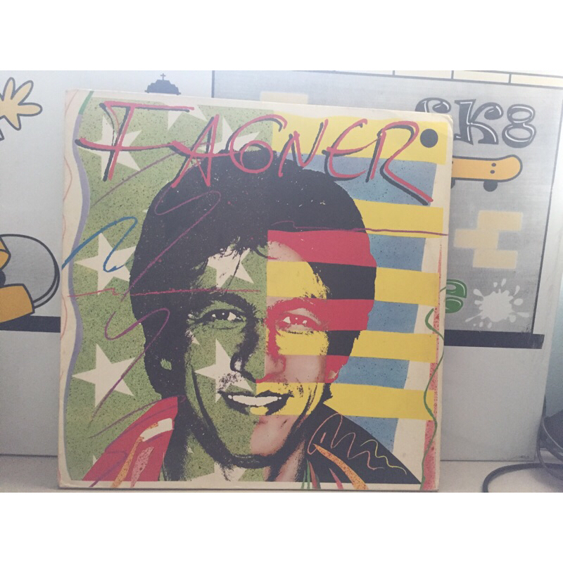Lp Fagner 1982 Qualquer Música Disco De Vinil Com Encarte
