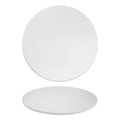Tampo Mesa Eames Eiffel Redondo Mdf 70cm Branco