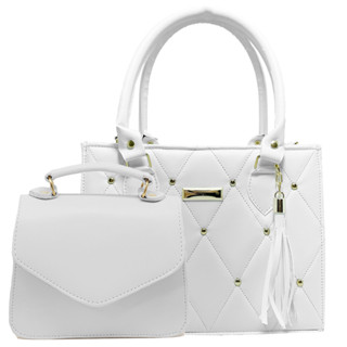 Kit Bolsa Feminina Tote De Ombro Bolsa Pequena Transversal Kit 2 Peça
