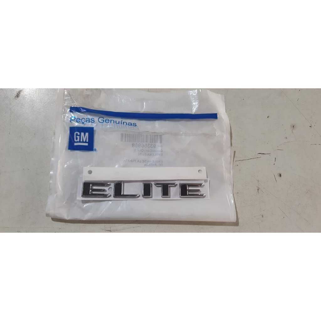 EMBLEMA ELITE LATERAL DA PORTA ASTRA /ZAFIRA /VECTRA PEÇAS GENUÍNAS GM COD 93356968
