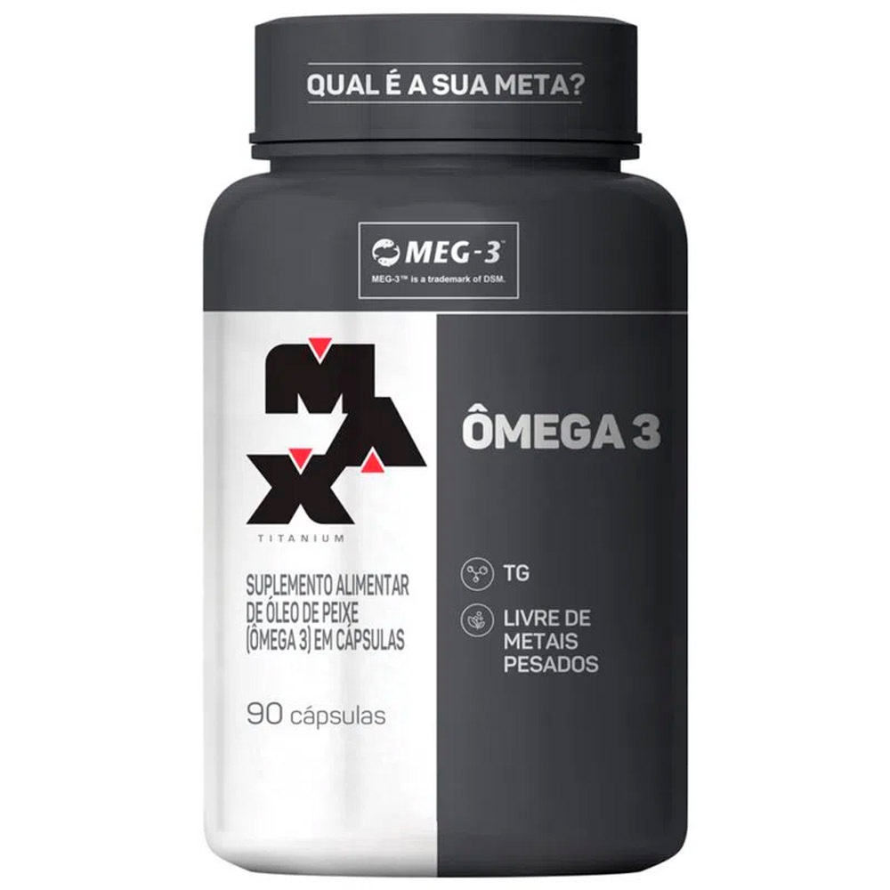 Ômega 3 - 90 Cápsulas - Max Titanium