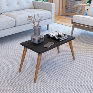 Mesa De Centro Retangular Com Pés Palito Retrô Várias Cores Decoração Sala MVD Móveis em Oferta na Shopee