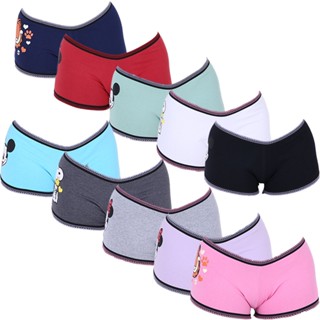 Kit 10 Calcinhas Short Dog Algodão Penteado Lingerie