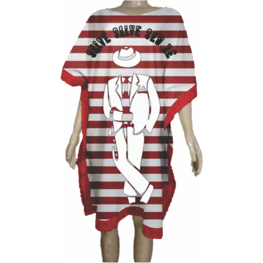 Kaftan Alaka Bata Zé Pilintra Malandro Bata Unisex Umbanda Candomblé Terreiro Saída de Praia