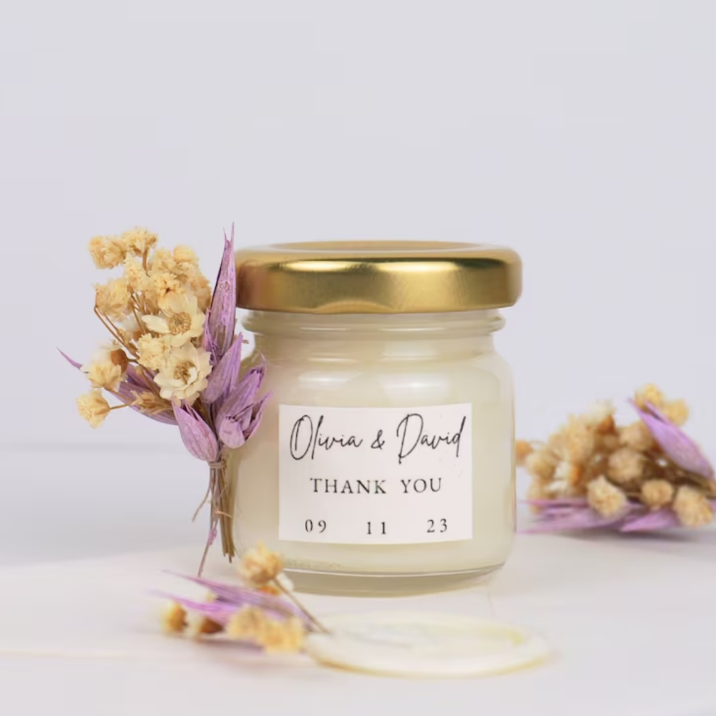 Velas perfumadas Lembrancinha para Casamento, Batizado, Primeira Comunhão, Eucaristia 40g