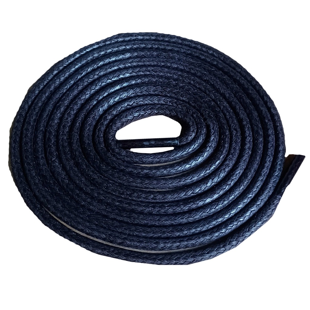 Par Cadarço Redondo Encera Sapato Social Tam 0,80cm Preto