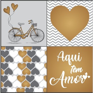 Kit com 4 Almofadas Decorativas / Estampadas Para Casa /  para Sala / Almofada tons de marrom/ Almofada em tons neutros