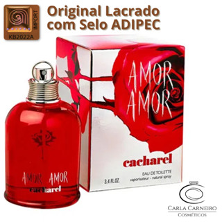 Perfume Amor Amor Cacharel 100ml / 50ml / 30ml Original Lacrado com Selo ADIPEC - Perfume Feminino Importado