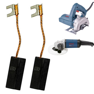 Jogo Par Escova De Carvão Para Serra Mármore E Furadeira Bosch 1327 TC-08 em Oferta na Shopee
