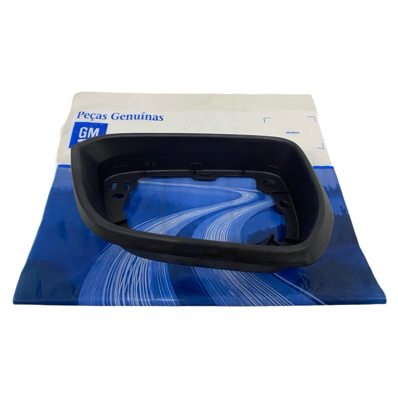 Carcaça moldura retrovisor lado esquerdo motorista onix sedã hatch original gm