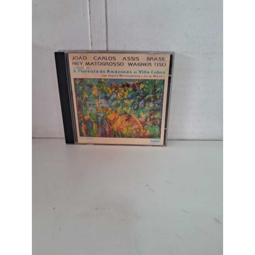 CD João Carlos Assis Brasil Ney Matogrosso Wagner Tiso - A Floresta Do Amazonas De Villa-Lobos