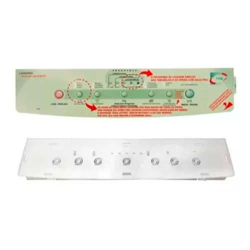 Painel Decorativo E Suporte Placa Brastemp Eletrônica Bwq07a