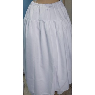 saia de ração branca em Oxford simples com 95 cm altura em Oferta na Shopee