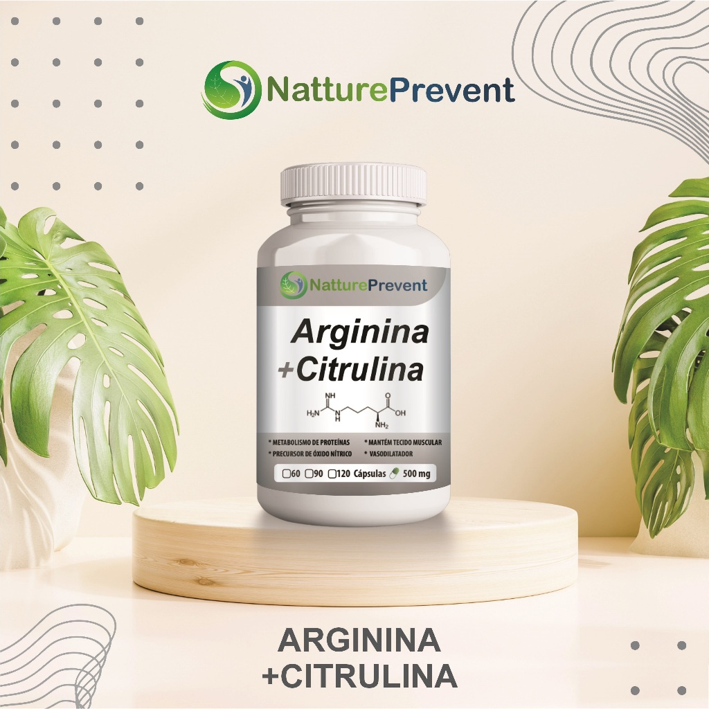 BioGemas ArgininCaps CitrulinCaps 500mg 60 / 90 / 120 Cápsulas - Suplemento Alimentar Natural  natuverdemax em Oferta na Shopee