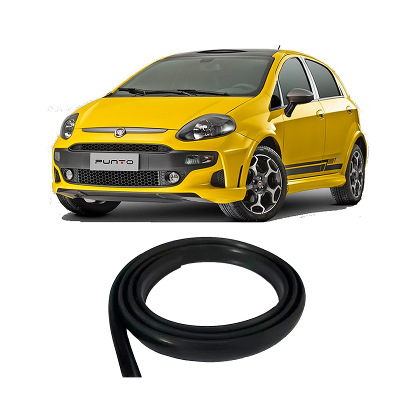 Borracha Friso Acabamento Vedacão Churrasqueira Fiat Punto